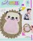 DIY Sew Cute Hedgehog Kids Beginner Felt Backpack Clip Sewing Kit